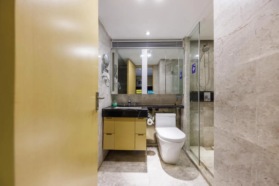 Image of Guangzhou Baolidian Wei fu dun Hotel Guang Zhou tower Zhujiang Xincheng Branch Kitchen Big Refrigerator Balcony Washing Machine