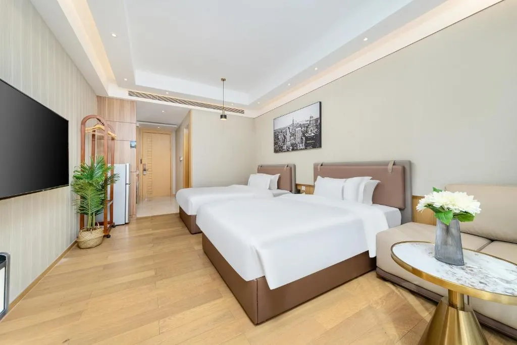 Image of Doria Home International Apartment -Guangzhou Huijin IFC Keyun Road Metro Branch-Canton Fair Free Shuttle